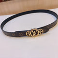 Louis Vuitton LV Trio 20MM Reversible Belt Monogram Black
