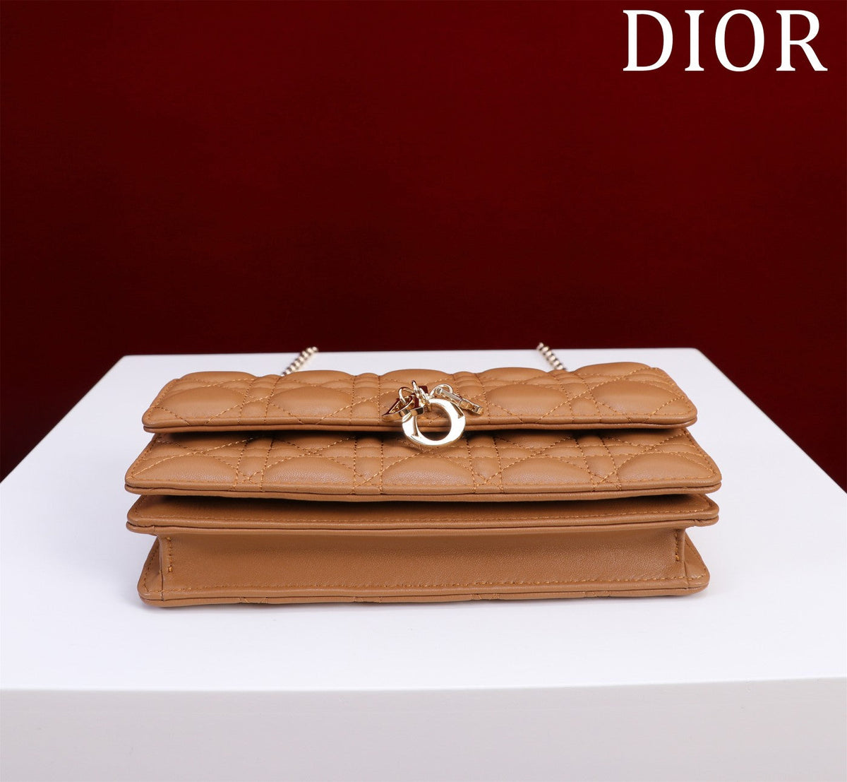 my cd mini 21 medium tan lambskin