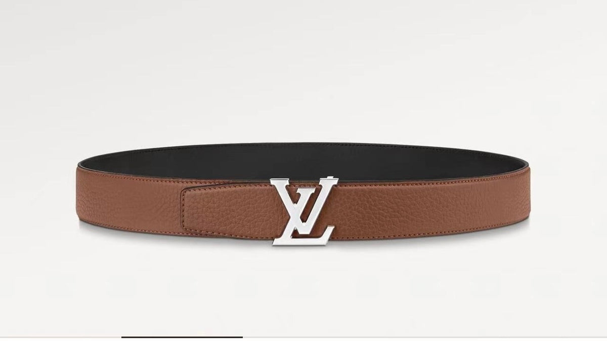 Louis Vuitton LV Heritage 35MM Reversible Belt Cognac