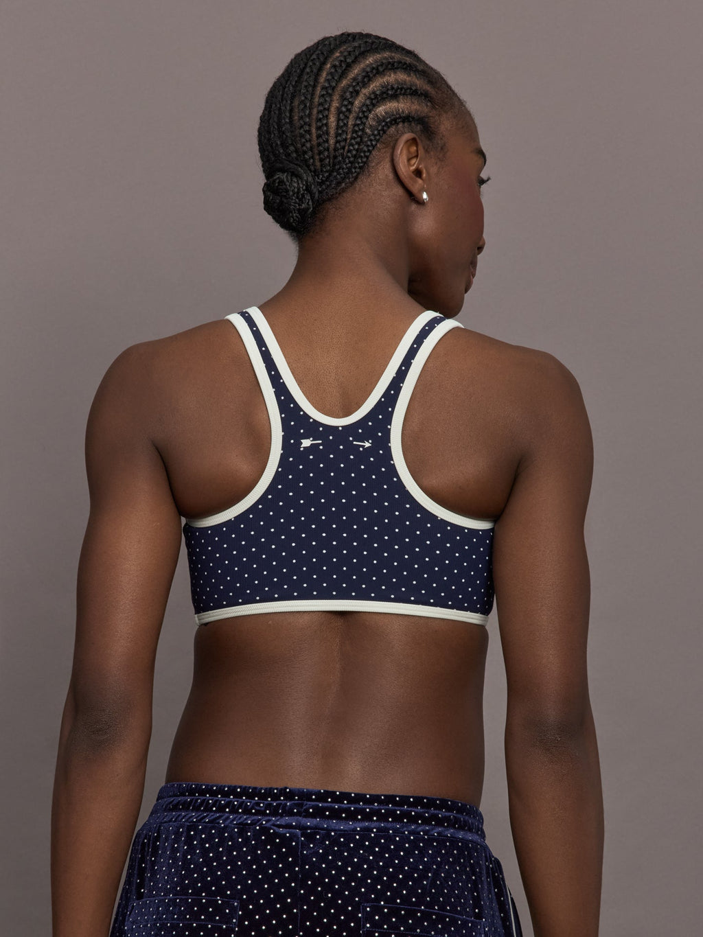 Spellbound Jade Racerback Bra - Polka Dots