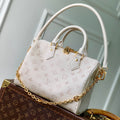 LV 2025 Speedy Bandoulière 25 White Calfskin 347096