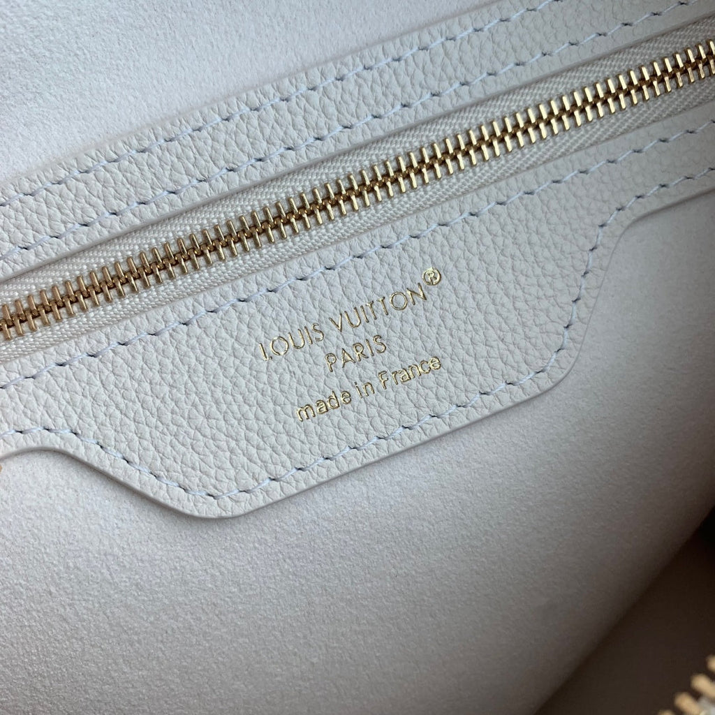 LV 2025 Speedy Bandoulière 25 White Calfskin 347096
