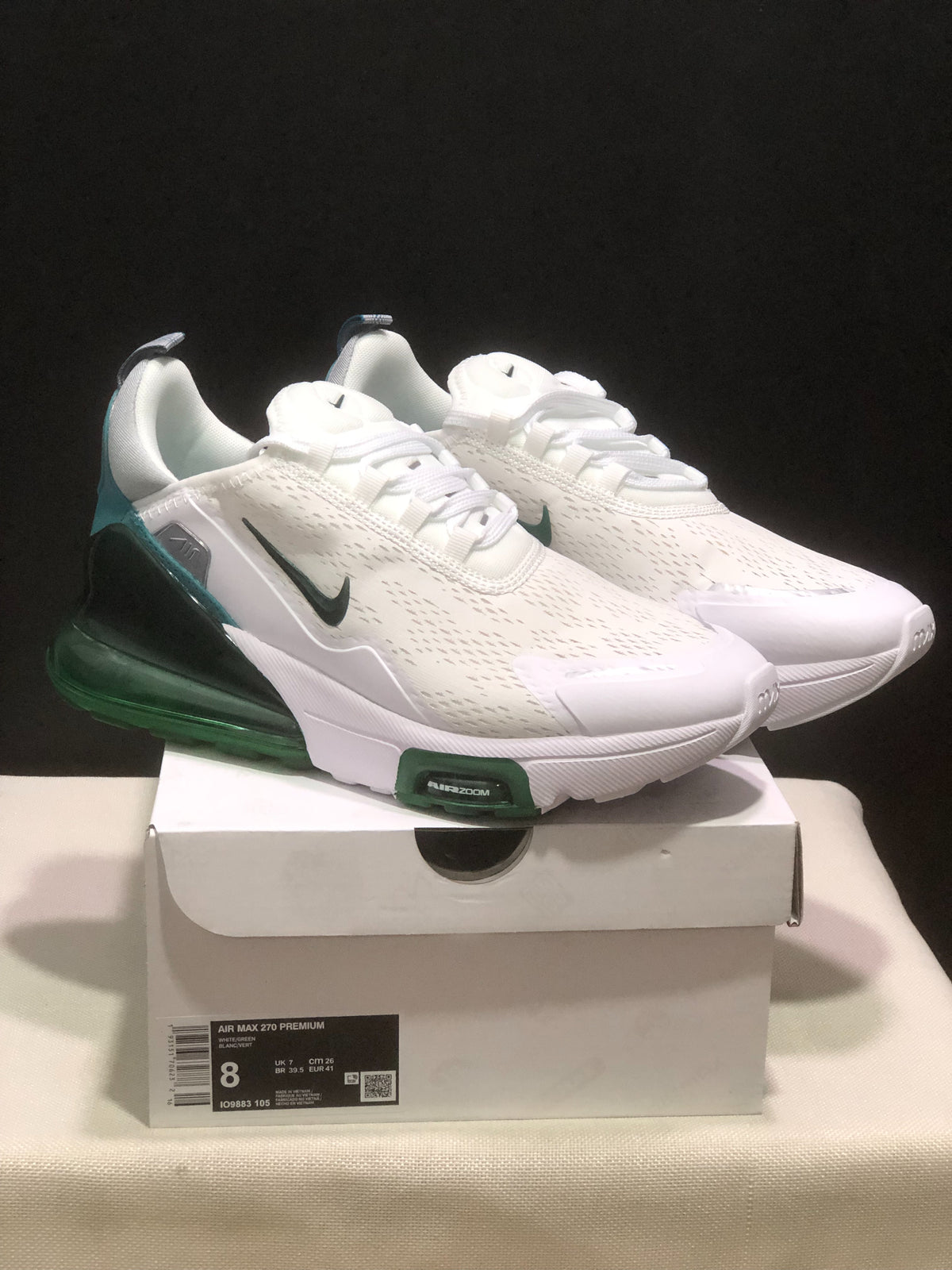 Air Max 270 Premium White/Green/Teal
