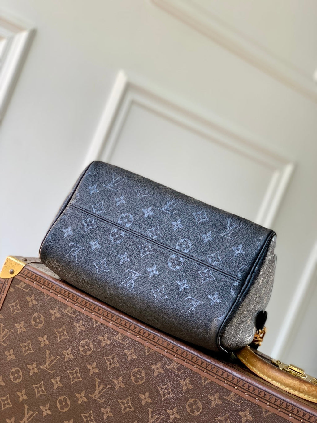 LV 2025 Speedy Bandoulière 25 Black Calfskin 347095