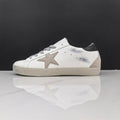 Golden Goose Super-Star White Leather Grey Suede Black