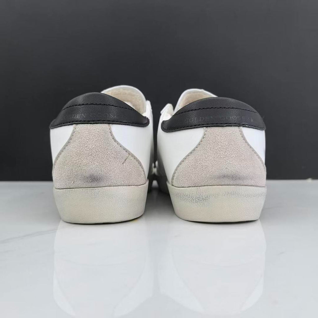 Golden Goose Super-Star White Leather Grey Suede Black