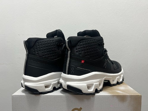 On Cloudrock Mid Waterproof Black/White