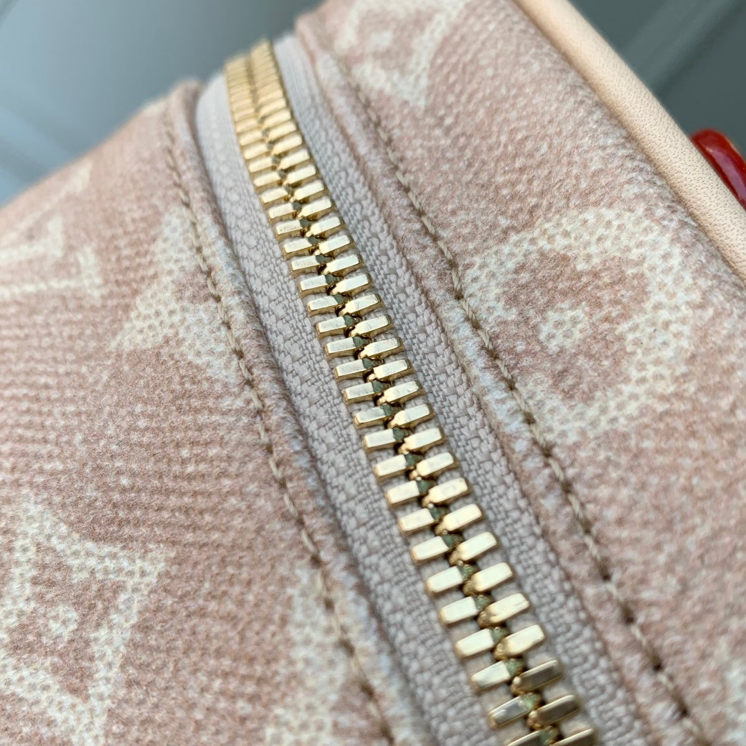 LV 2025 Nice Bag 20cm Beige Canvas 346583