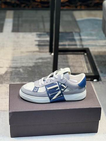VALENTINO LOW-TOP VL7N IN VITELLO E NASTRI