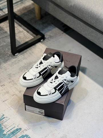 VALENTINO LOW-TOP VL7N IN VITELLO E NASTRI