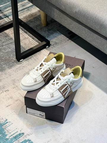 VALENTINO LOW-TOP VL7N IN VITELLO E NASTRI