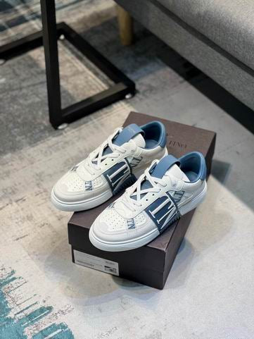 VALENTINO LOW-TOP VL7N IN VITELLO E NASTRI