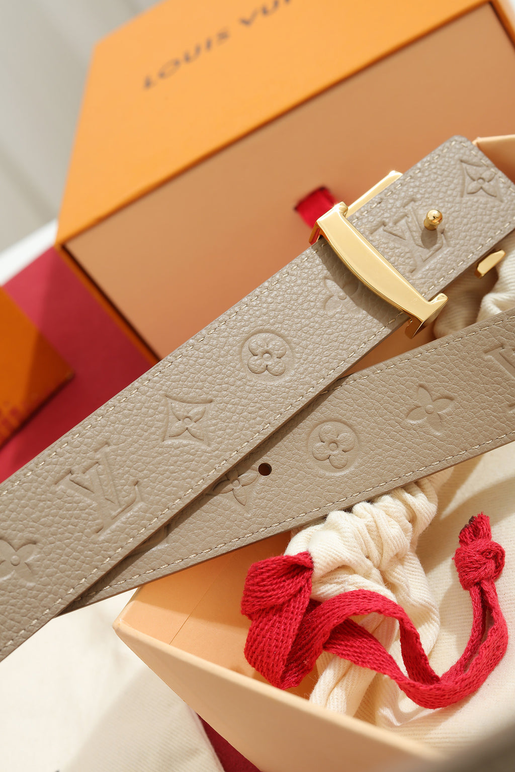 Louis Vuitton LV Iconic 30MM Reversible Belt Monogram Empreinte Bicolor