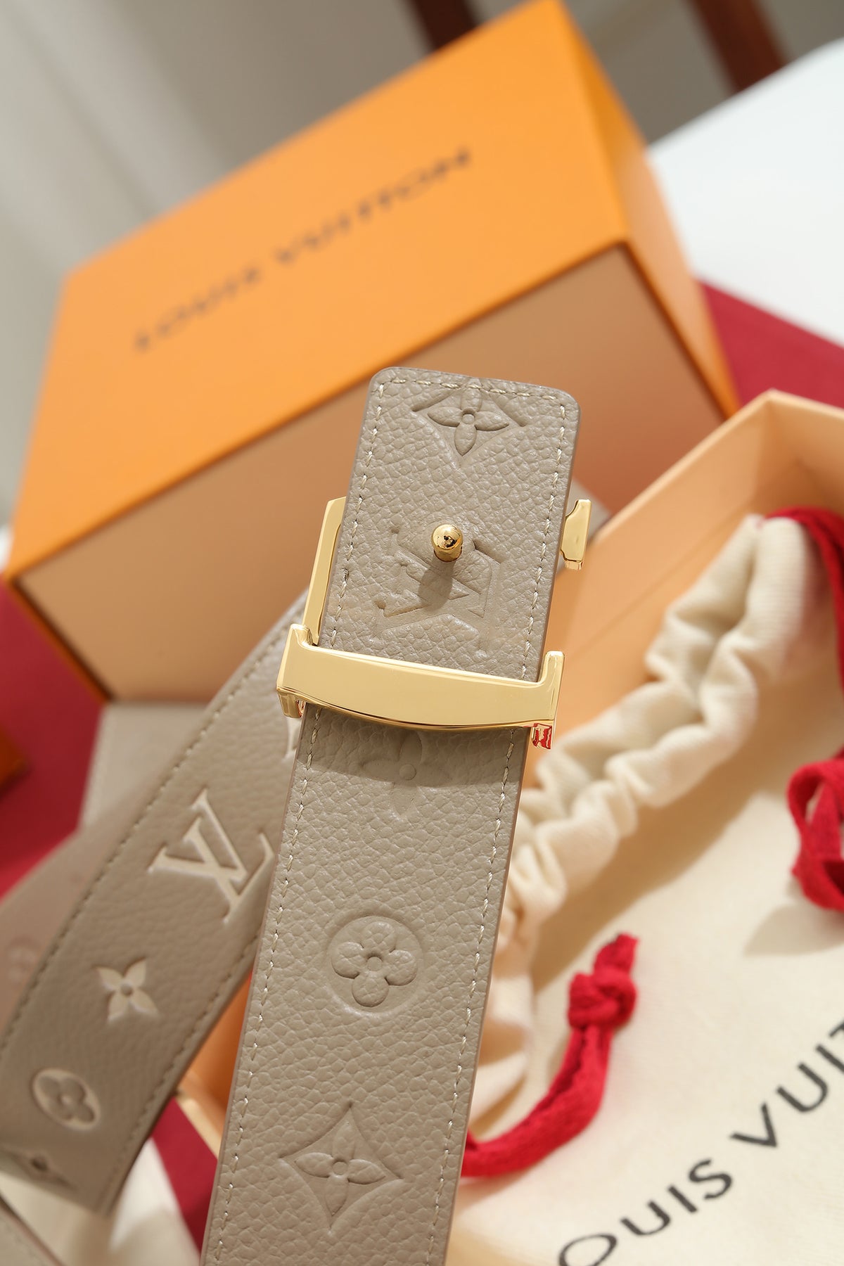 Louis Vuitton LV Iconic 30MM Reversible Belt Monogram Empreinte Bicolor