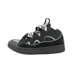 Lanvin Curb Sneakers 'Black' - Monochrome Painted Laces