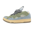 Lanvin Curb Sneakers 'Sage Green Light Blue' - Black/White Laces