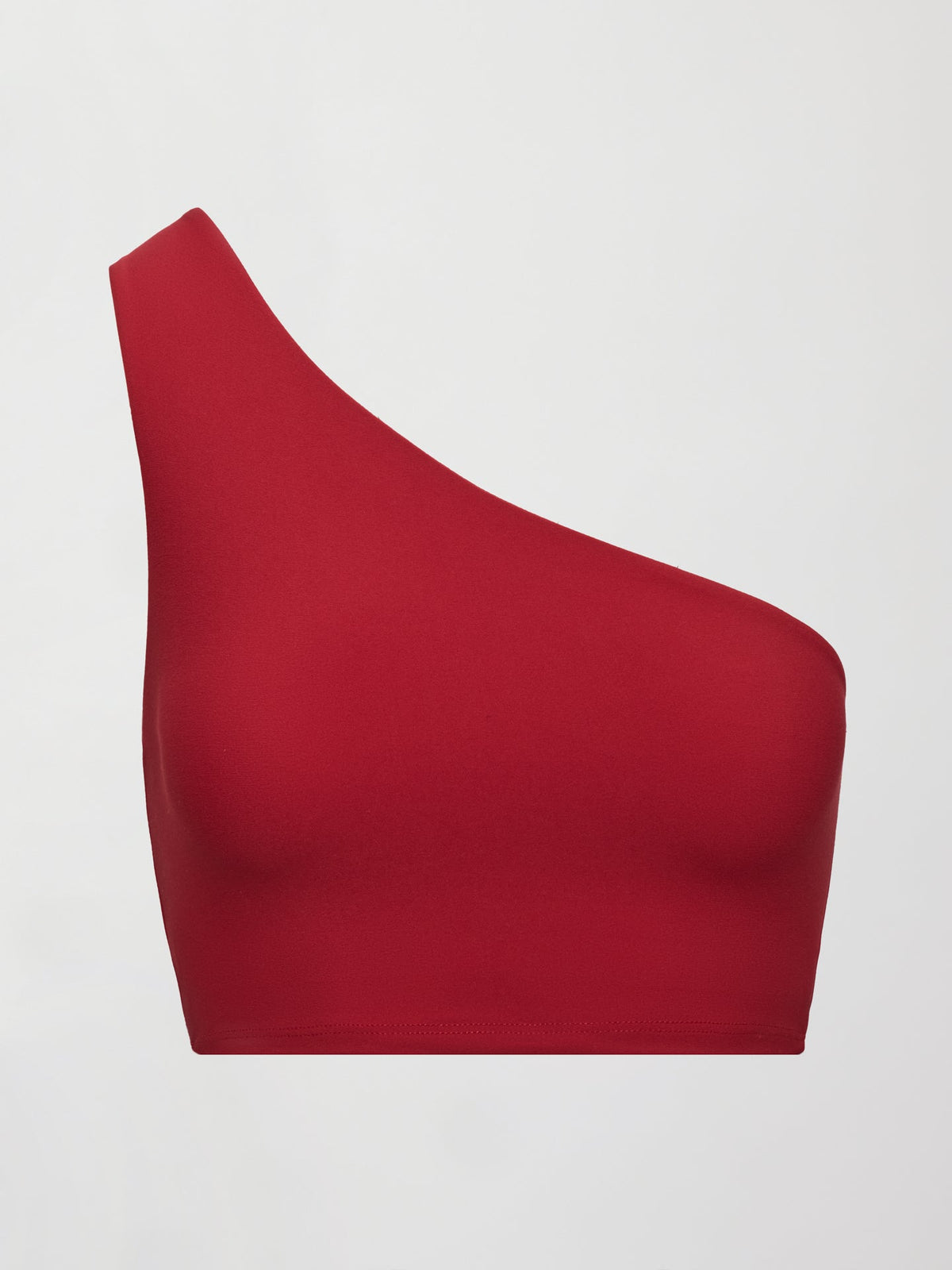 One Shoulder Bra in Melt - Cherry Red