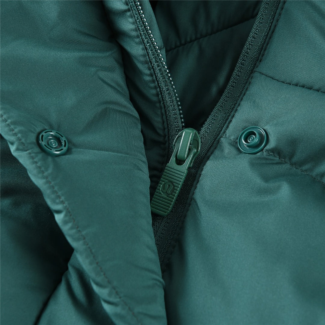 lululemon Women's Wunder Puff Water-Repellent Down Puffer Jacket in Storm Teal