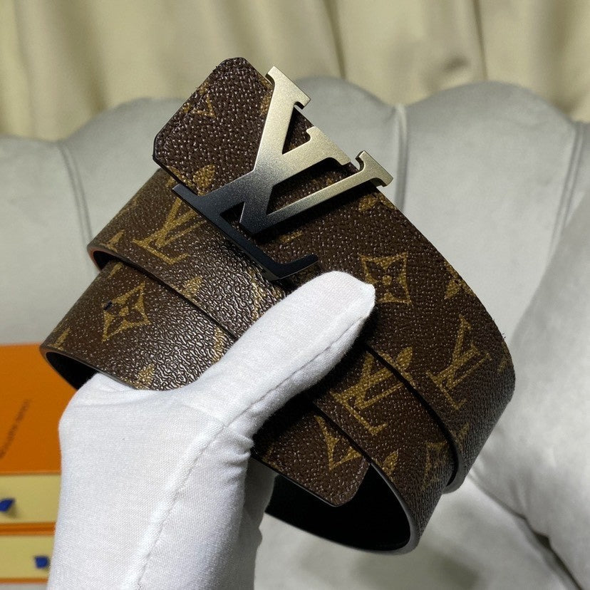 Louis Vuitton LV Initiales 40MM Reversible Belt Monogram Gradient Brown