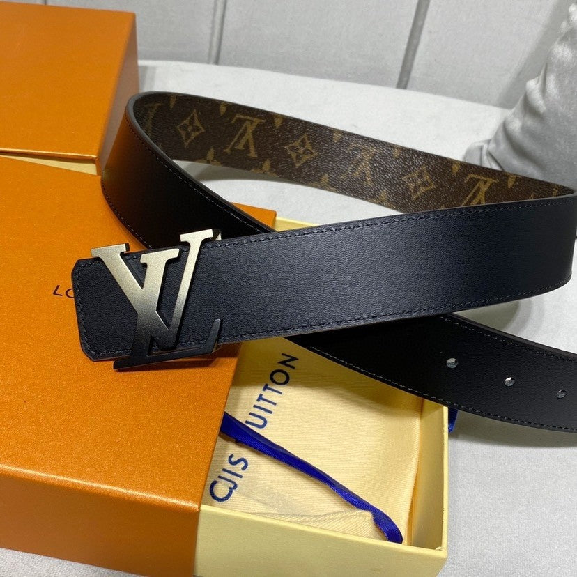 Louis Vuitton LV Initiales 40MM Reversible Belt Monogram Gradient Brown