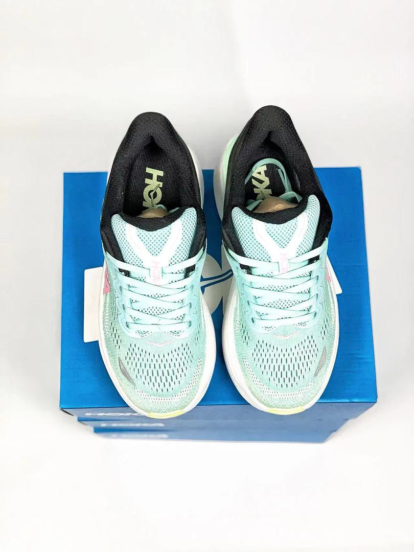 HOKA ONE ONE Women's Bondi 9 "Mint Leaf / Pink"