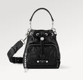 Louis Vuitton Noé Cargo Bucket Bag Glossy Calfskin Black