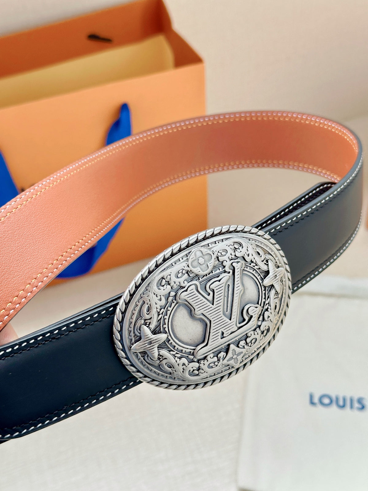 Louis Vuitton LV Shield 40MM Reversible Belt
