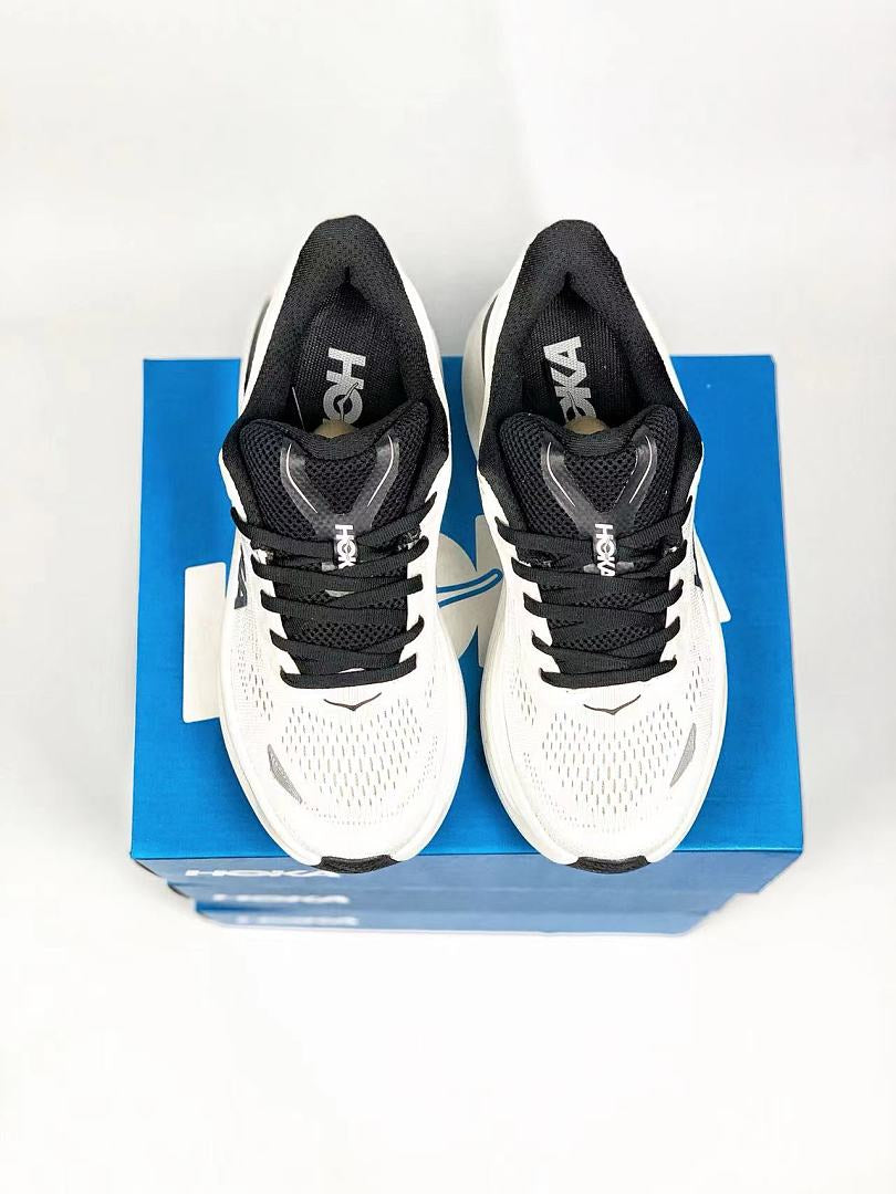 HOKA ONE ONE Bondi 9 "White / Black / Castlerock"