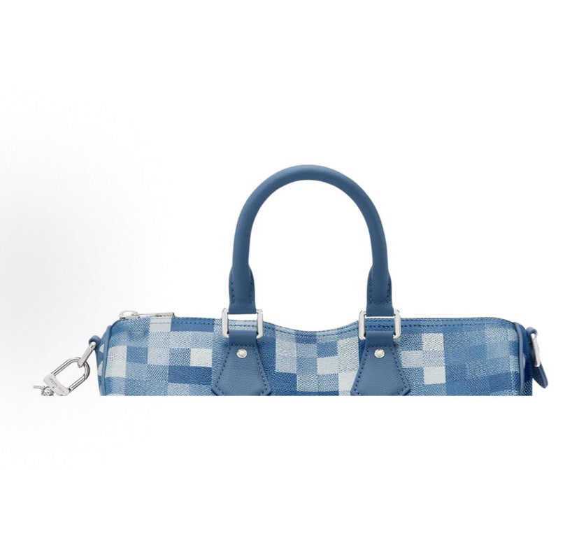 Louis Vuitton Speedy 30 Bandoulière Damoflage Indigo Blue