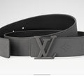 Louis Vuitton LV Initiales 40MM Reversible Belt Monogram Taurillon Grey