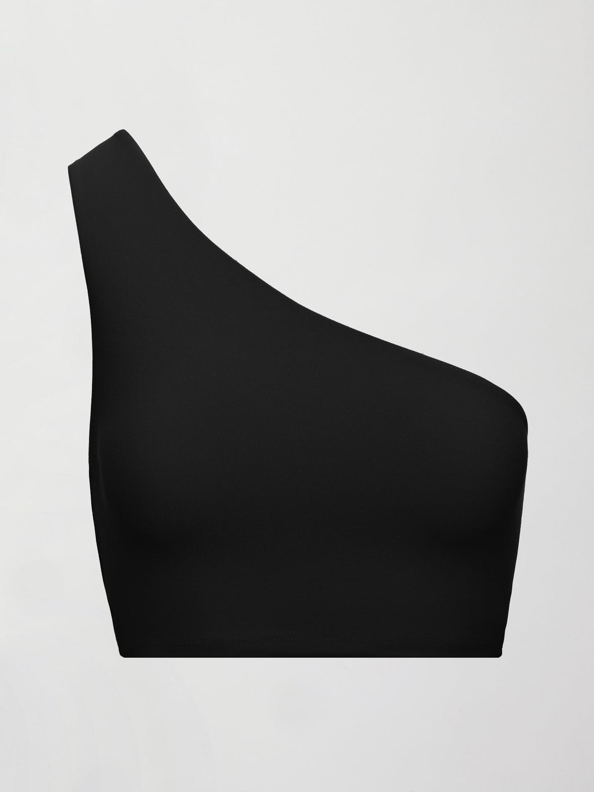 One Shoulder Bra in Melt - Black