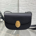 CD 2026 Médaillon Flap Bag 23cm Grained Calfskin