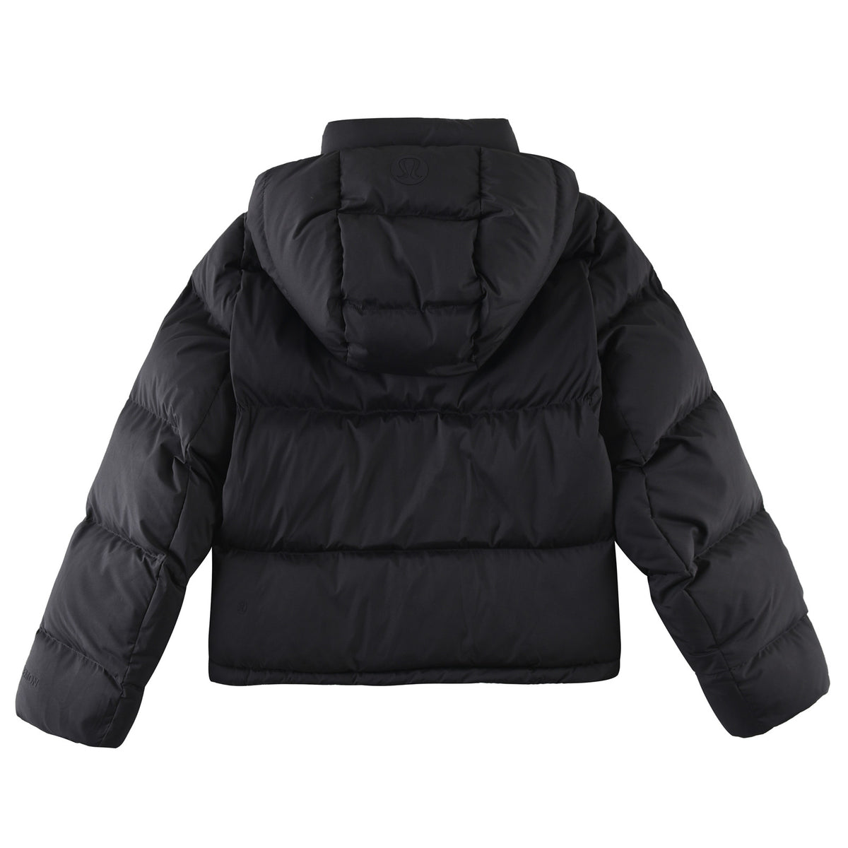 lululemon Women's Wunder Puff Water-Repellent Cropped Down Jacket in Black