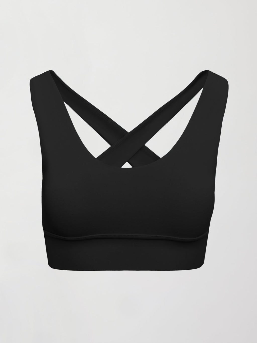 Support Bra in Diamond Compression - Black