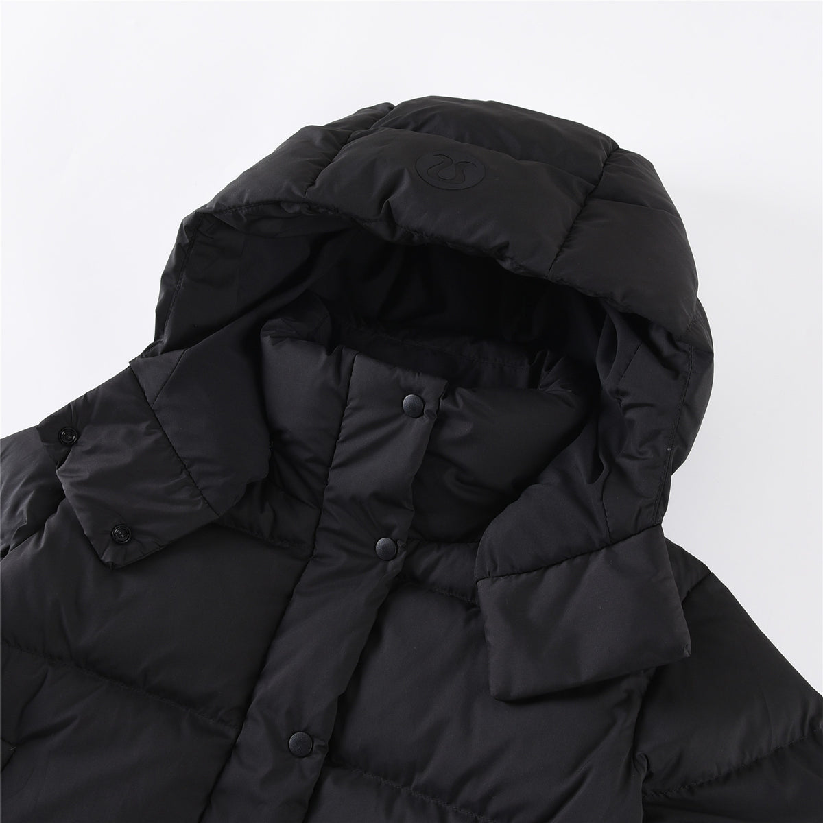 lululemon Women's Wunder Puff Water-Repellent Cropped Down Jacket in Black
