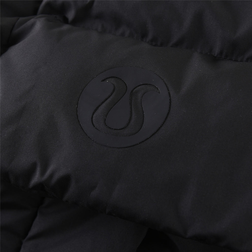 lululemon Women's Wunder Puff Water-Repellent Cropped Down Jacket in Black