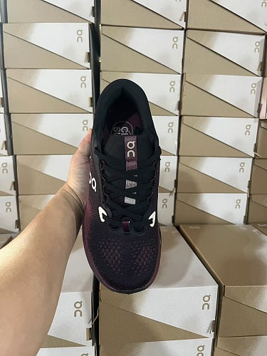 On Cloudsurfer Max Black/Burgundy