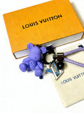 LV Purple Bear Charm