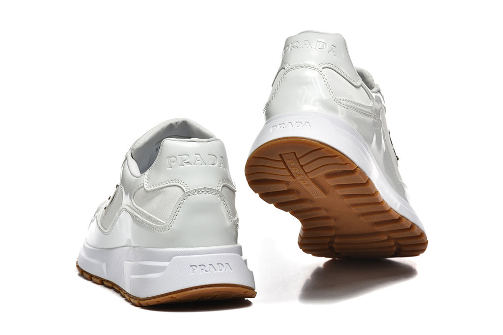 Prada Prax 01 Re-Nylon and Brushed Leather White Gum