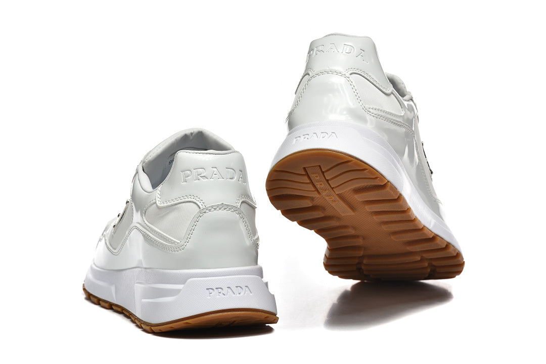Prada Prax 01 Re-Nylon and Brushed Leather White Gum