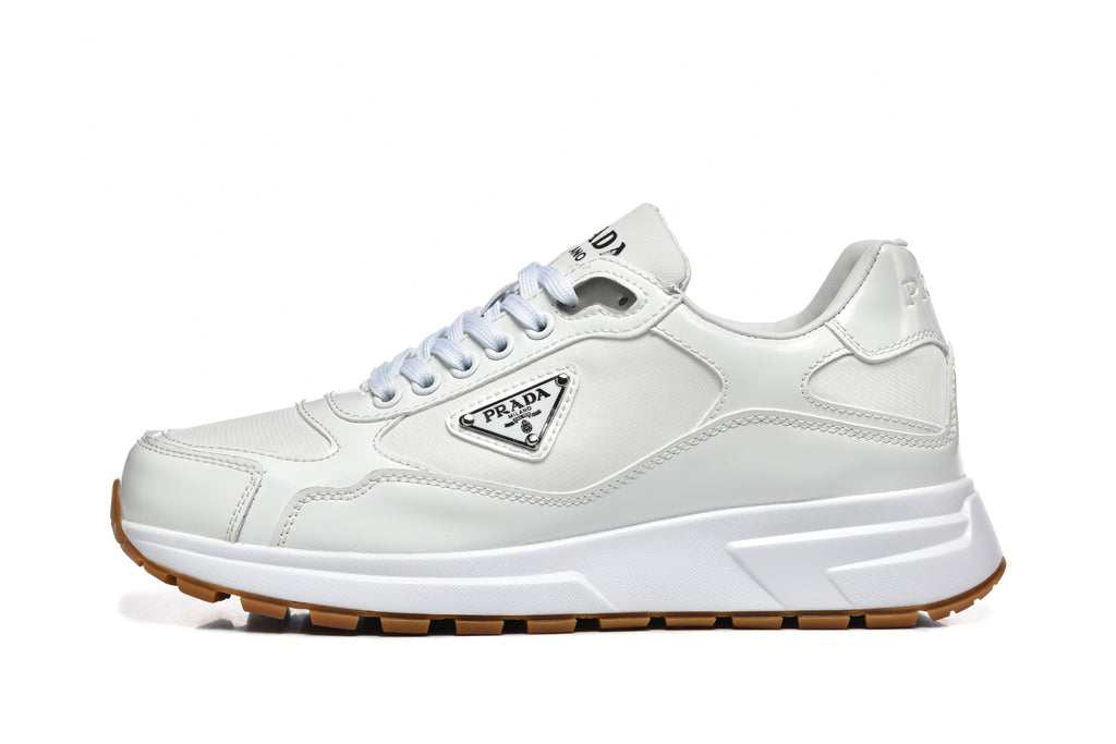 Prada Prax 01 Re-Nylon and Brushed Leather White Gum