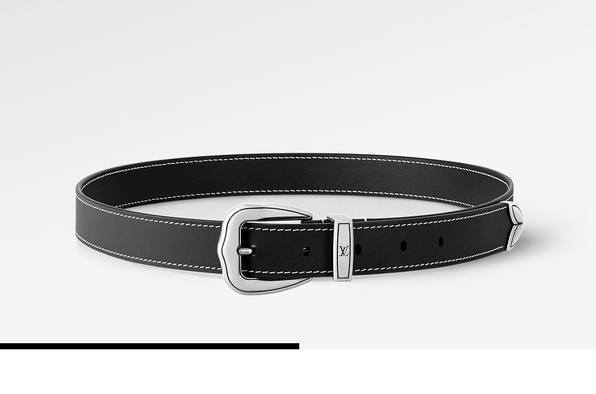 Louis Vuitton LV Dust 25MM Belt Black