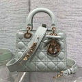 CD 2026 Bow Lady Dior Lily Green Cannage Lambskin 286533