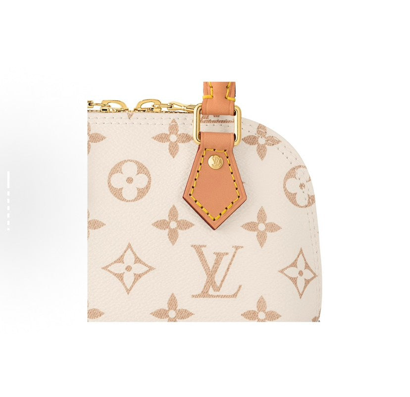 Louis Vuitton Nano Alma Monogram Dune Canvas