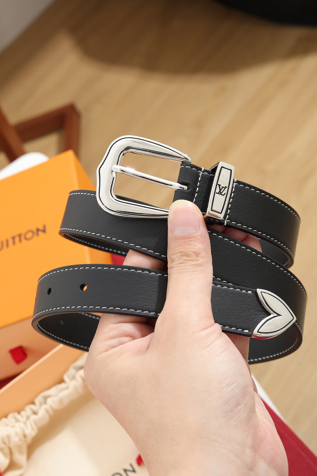 Louis Vuitton LV Dust 25MM Belt Black