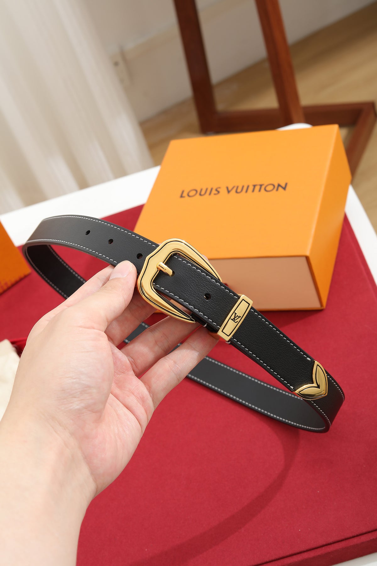 Louis Vuitton LV Dust 25MM Belt Black