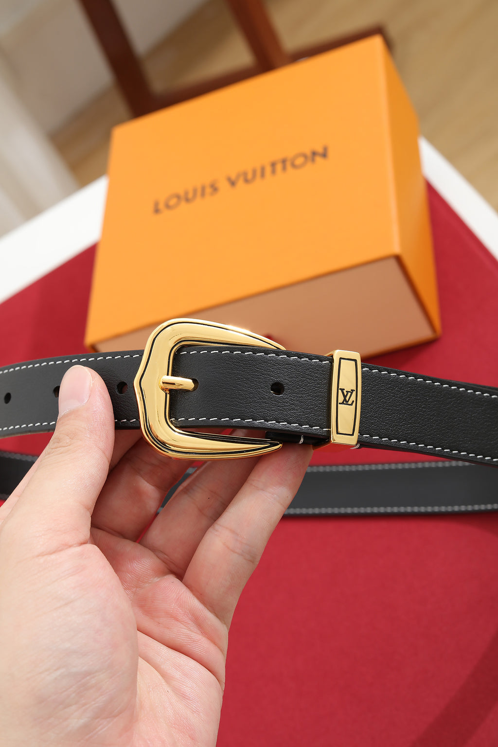 Louis Vuitton LV Dust 25MM Belt Black
