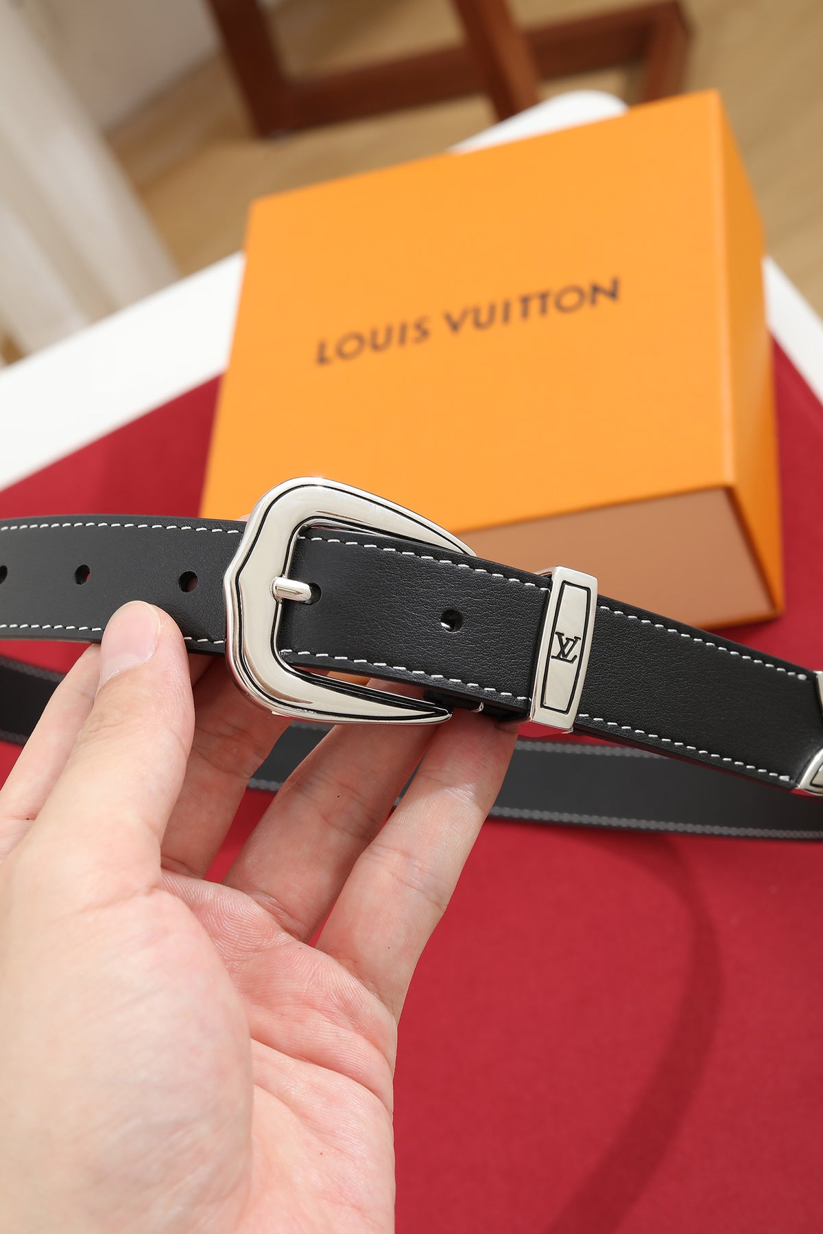 Louis Vuitton LV Dust 25MM Belt Black