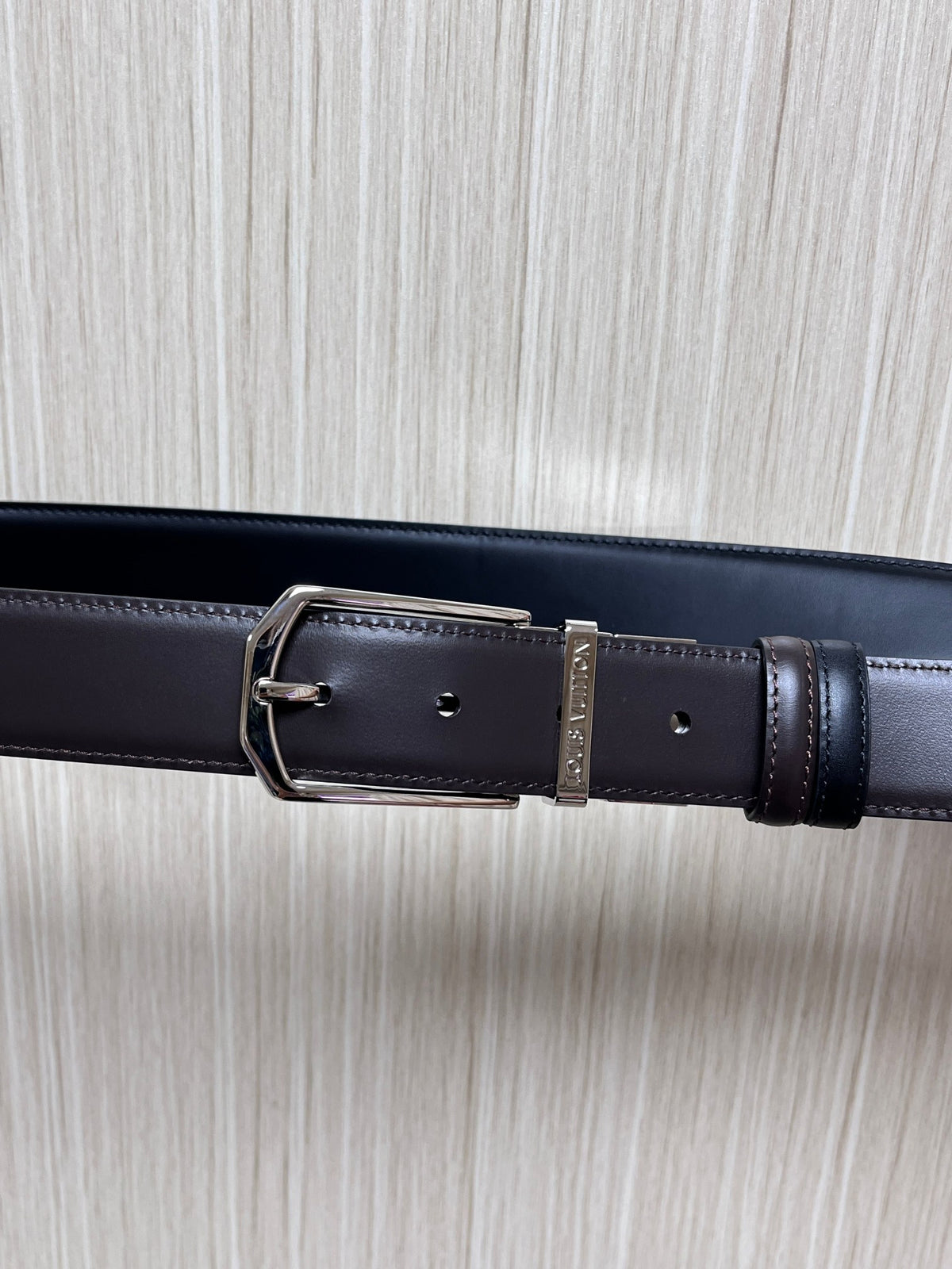 Louis Vuitton Pont Neuf Reversible Belt Smooth Leather 35MM