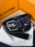 Louis Vuitton Saint Germain 35MM Belt Smooth Leather Black